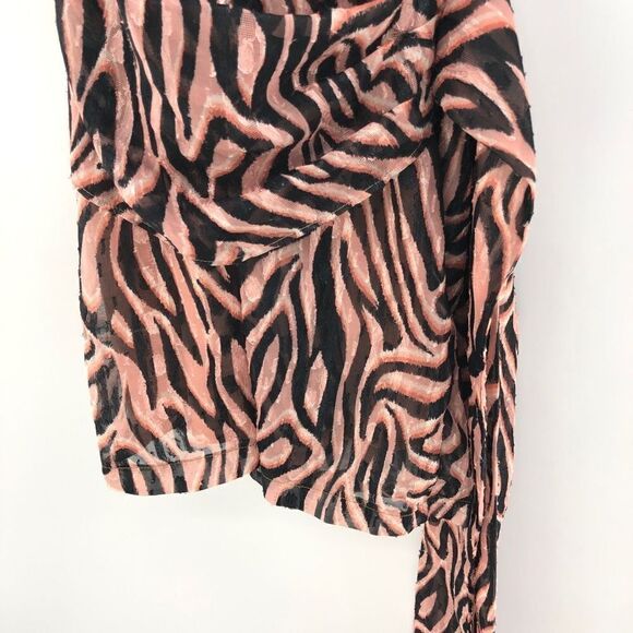 DUNDAS x REVOLVE Lana Mini Dress in Natural Zebra - Picture 9 of 12